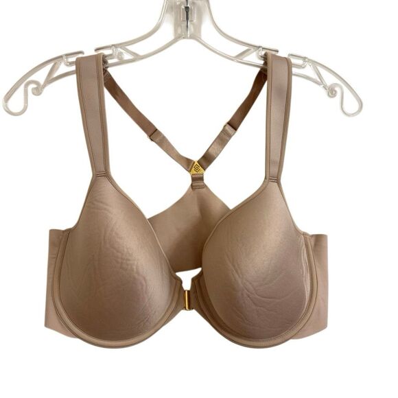 ThirdLove 24/7 Classic Full Coverage Racerback Bra Front Closure Nude Size 40C - Picture 1 of 4